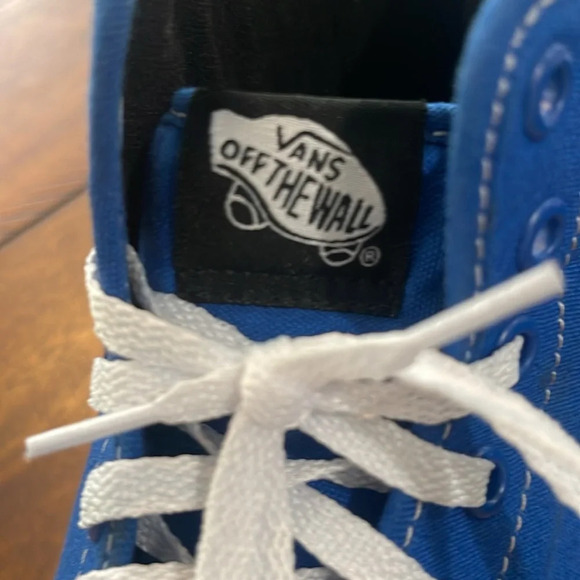 RARE Vans classic blue hi high top sz mens 9 womens 10.5 (RARE DEADSTOCK) unisex - Picture 12 of 16